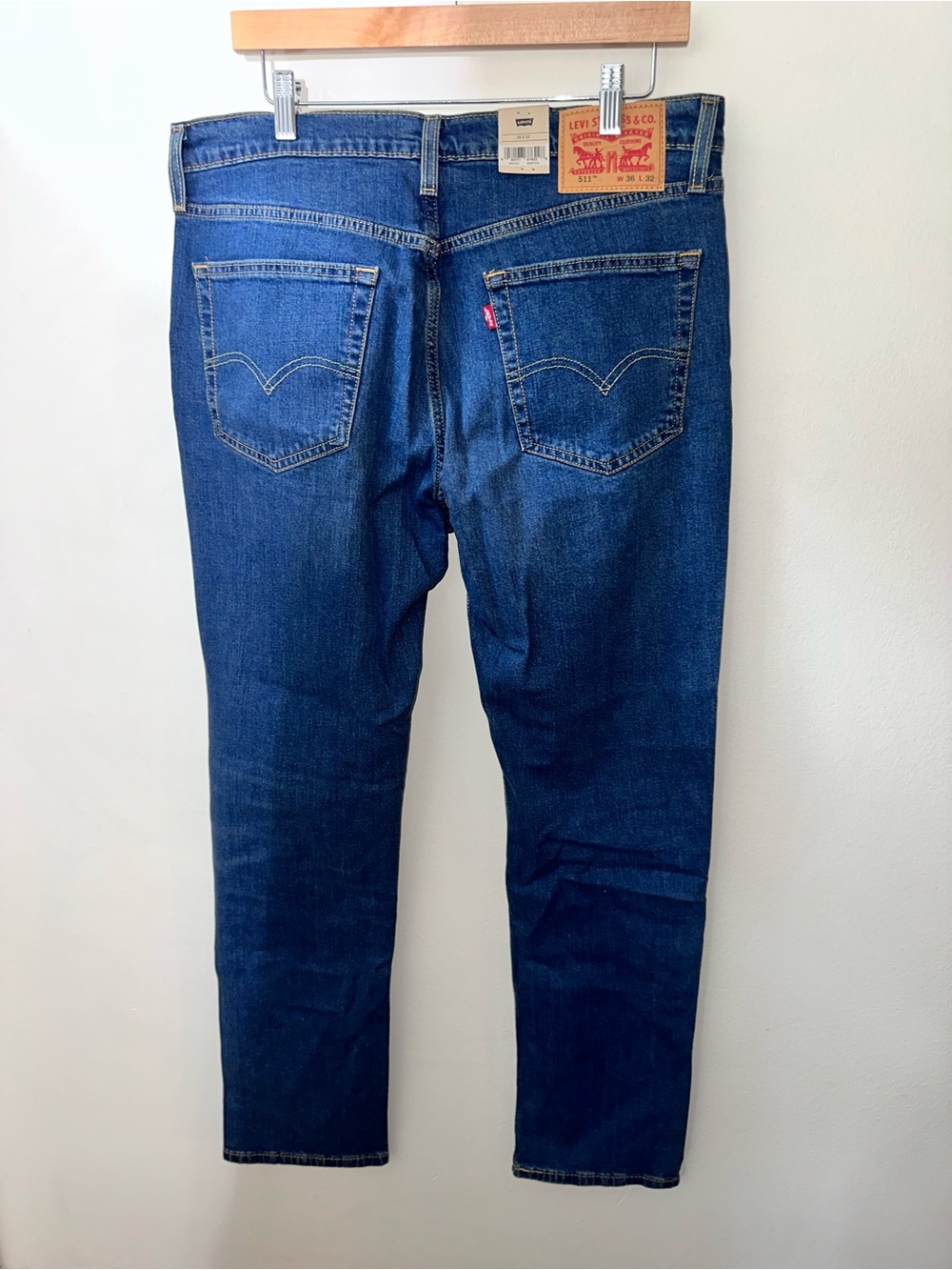 {Levi's} Slim Straight Dark Blue Men's Jeans